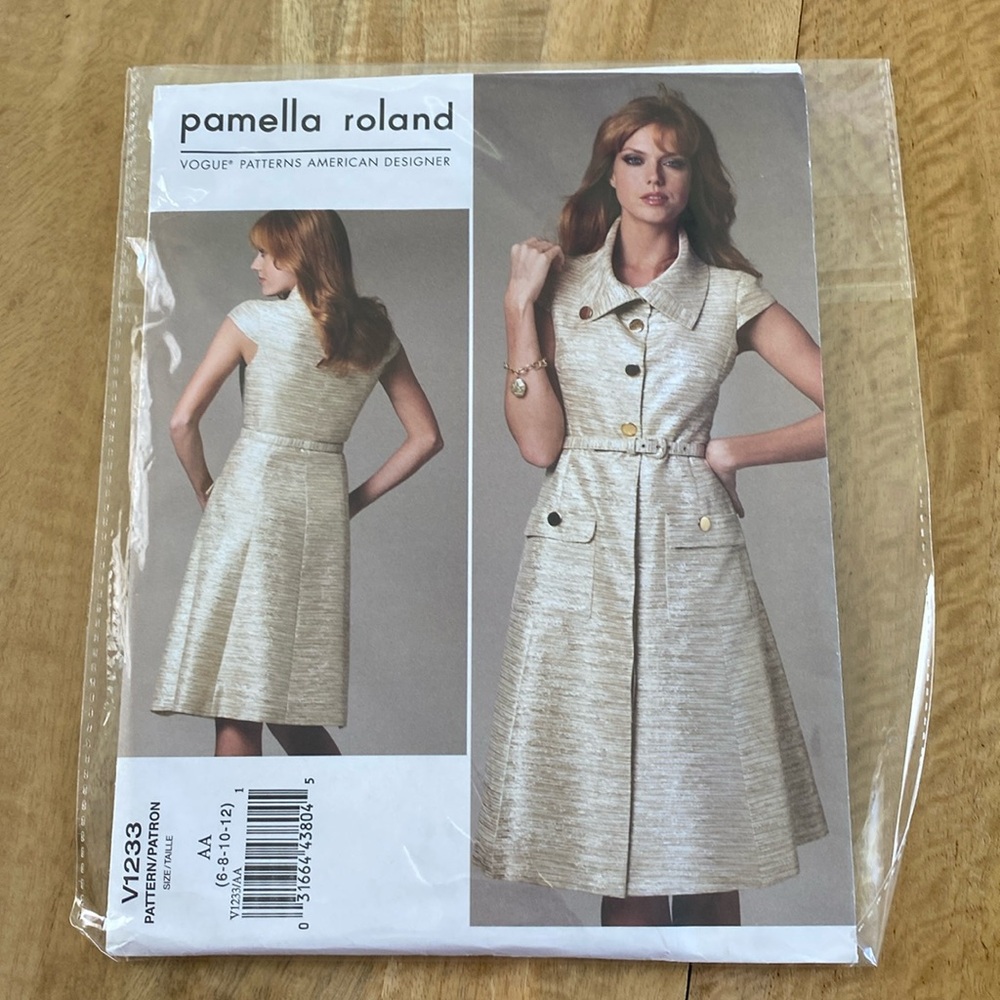 Pamella Roland Vogue American Designer Sewing Pattern Sz 6-12 UNCUT